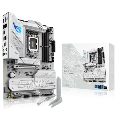 ASUS ROG STRIX B860A GAMING WIFI Intel B860 LGA1851 DDR5 9066 DP HDMI TypeC 4x M2 USB3 2 Gen 2x2 WiFi 7 + BT AURA RGB 2 5Gbit LAN ATX 14+1+2+1 Güç Aşamaları 1xGen5 M2 ASUS AI Advisor